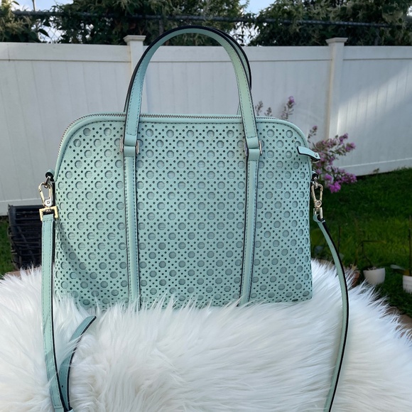 Kate Spade New York Newbury Lane Caning Rachelle Convertible Handbag - Picture 3 of 13